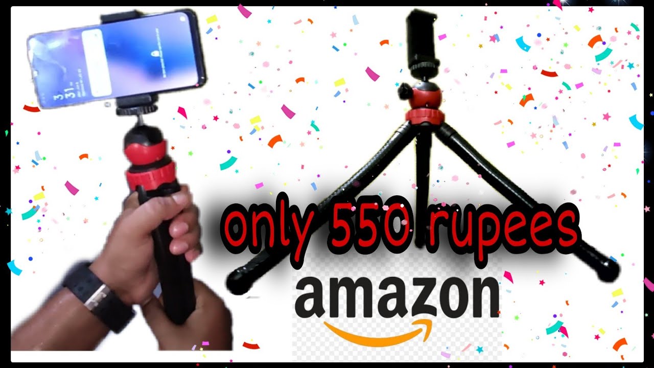 Best Mobile & Camera tripod for making YouTube video & Vlogs|| 360° rotation