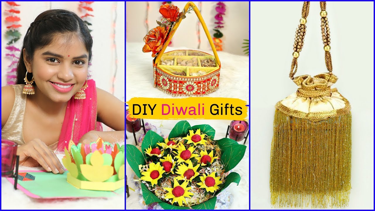 4 Easy Diy Gift Ideas For Diwali Handmade Craft Giftcard Anaysa Diyqueen Youtube So, here are 10 best diwali gift ideas that might be helpful when you are looking for options for gifting your employees, family or even your clients. 4 easy diy gift ideas for diwali handmade craft giftcard anaysa diyqueen