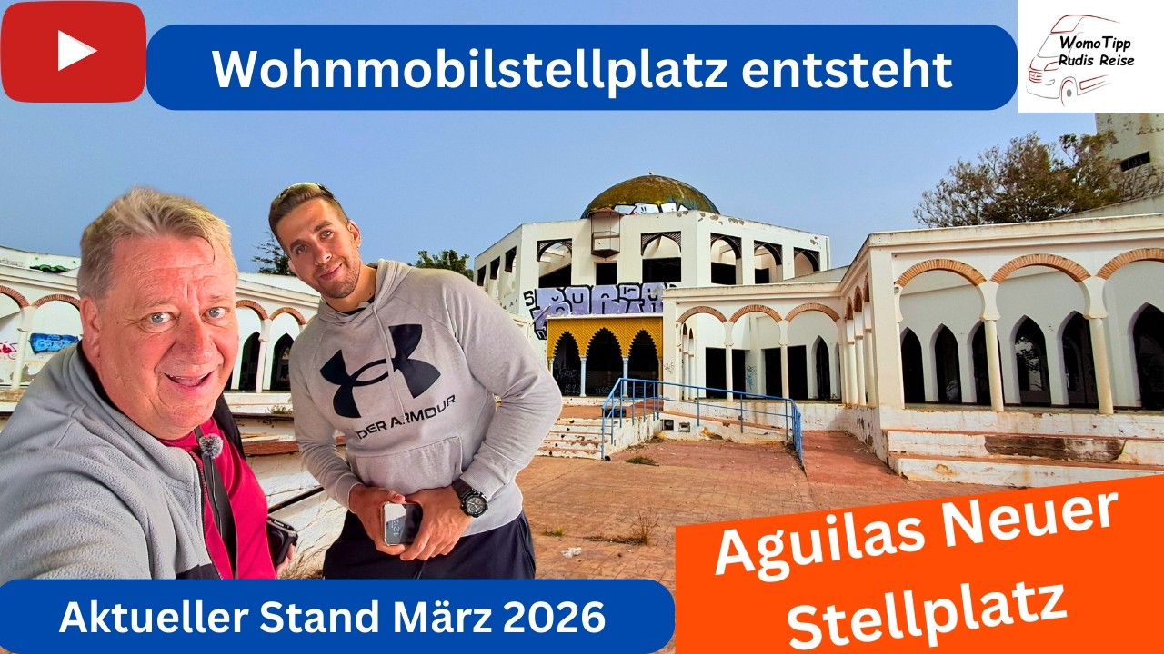 Neuer Wohnmobil-Stellplatz  ME-Ca  Camping  in Aguilas entsteht - Stand März 2026 - erster Einblick