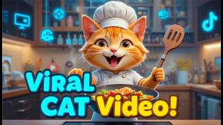 Go Viral FAST! Make AI-Generated Cat Cooking Videos in Minutes! (YouTube Shorts + TikTok)