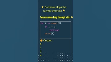 Break & Continue in Python