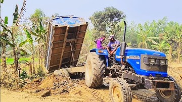Sonalika RX 60 digital hydraulic system slow unload facility sonalika tractor video|