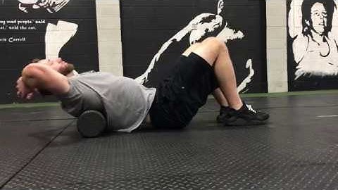 Thoracic Extension Over Foam Roller
