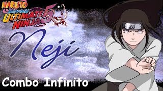 Neji - Combo infinito - Naruto Shippuden Ultimate ninja 5 - PS2