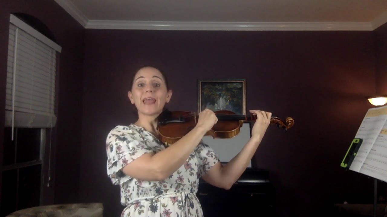 Beginning Orchestra class Video #37 violin and viola - YouTube