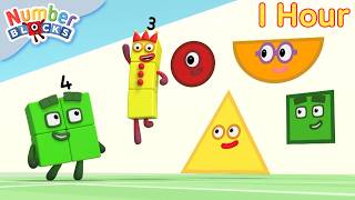 learn shapes flatland learn count kids compilation number