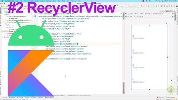 Adapters en Kotlin #2 Diseño de RecyclerView en vista principal - Curso Android