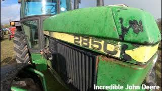 1987 John Deere 2850 4WD 3.9 Litre 4-Cyl diesel 4x4 Tractor (86HP) HJ Pugh Spring Tractor World 2025