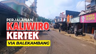 JALAN KALIWIRO KERTEK LEWAT BALEKAMBANG WONOSOBO, JALAN PEDESAAN WONOSOBO YANG ASRI DAN SEJUK