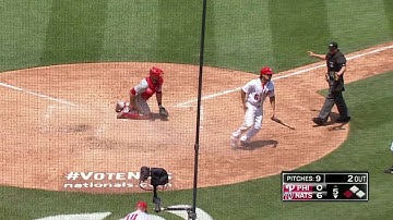 PHI@WSH: Drew plates Rendon with a sac fly