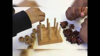 立体マルバツゲーム -知育玩具-