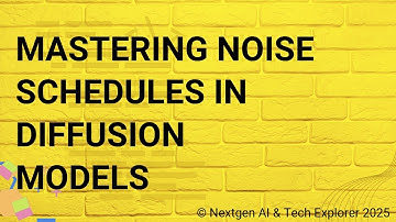 Mastering Noise Schedules in Diffusion Models