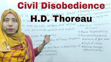 Civil Disobedience by Henry David Thoreau in Bengali | Civil Disobedience H.D. Thoreau summary 