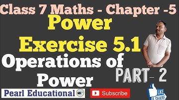 CHAPTER 5 CLASS 7 MATHS POWER EXERCISE 5.1