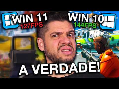 Windows 10 vs Windows 11 Qual é o MELHOR SISTEMA OPERACIONAL para JOGOS?