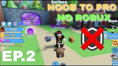 NOOB to PRO with 0 robux in MINING SIMULATOR 2! (Ep 2) | Roblox