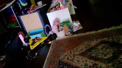 Thrust Vectoring Arduino Foambord TriCopter TriGami Indoors Maiden - TriPhan MonoPhan