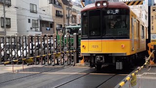 東京／上野にある東京メトロ銀座線の踏切を見に行ってみた。I went to see the railroad crossing on the Tokyo Metro Ginza Line