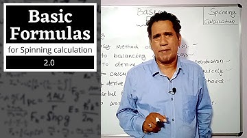 Basic Formula for Spinning Calculation ( 2.0 )