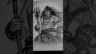 lord shiva drawing#shortvideo #art #shorts
