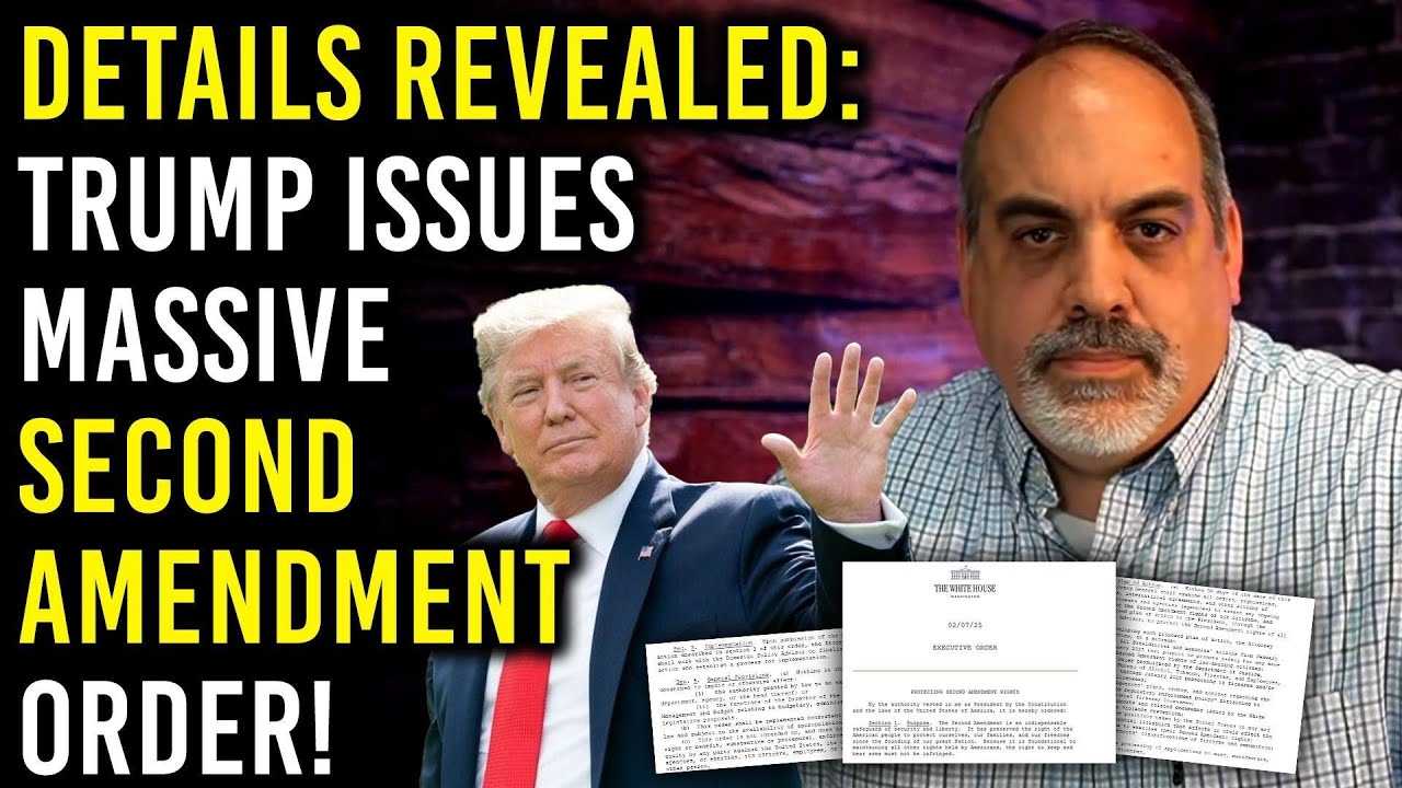 🚨 President Trump Issues Massive Second Amendment Order!