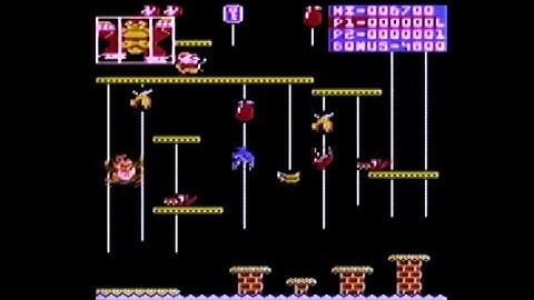 Atari 5200: Donkey Kong Junior [Atari] (Atari 8-bit computer conversion)