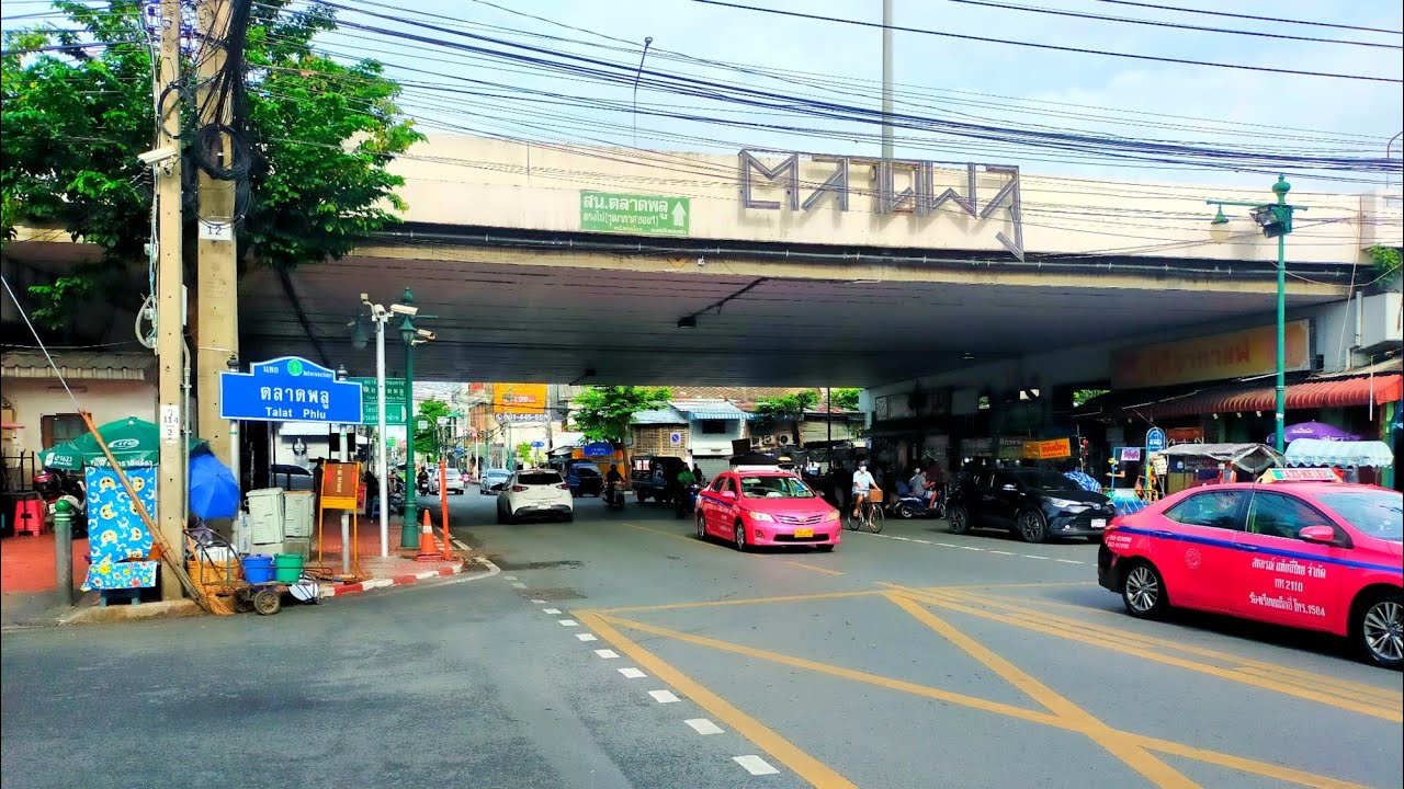 🇹🇭city ​​walkเริ่มเดินจากตลาดพลูถึงแยกวุฒากาศแล้ววนกลับมาที่ตลาดพลู