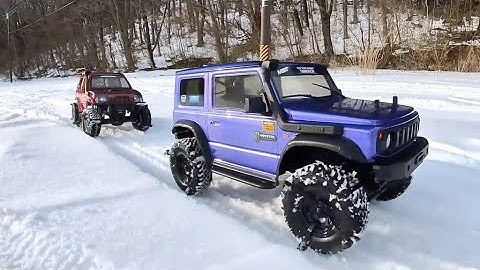 MST CMX J3 & CFX J4 雪上走行！　MST CMX J3 & CFX J4 on Snow!