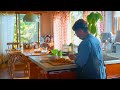 北海道の秋の暮らしと料理のVlog｜秋野菜と海老の天ぷら, いくらの醤油漬け, かぼちゃのプディング, 落葉キノコの味噌汁