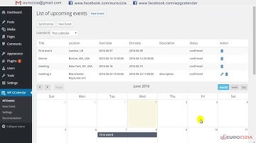 WP Google Calendar Manager Pro v1.7 - Insert and send events to Google caldenar