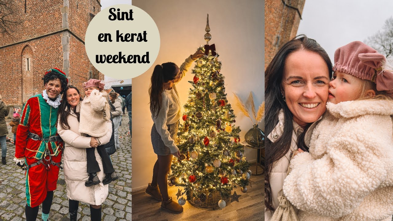 SINTERKLAAS, PEPERNOTEN BAKKEN, SCHOEN ZETTEN & ONZE ACTION KERSTBOOM OPZETTEN 🎄| Cinn's World