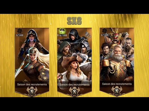 SX8 Recrutement : ouverture de 300 tickets / Rise of empire / STALLGRIN