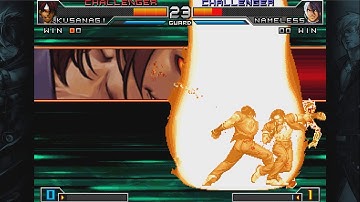 KOF2002 UM KUSANAGI vs NAMELESS THE KING OF FIGHTERS 2002 UNLIMITED MATCH 2D Fighting Game