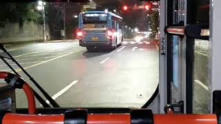 학성여객 105번 현대뉴슈퍼에어로시티f/l cng 4934호주행영상