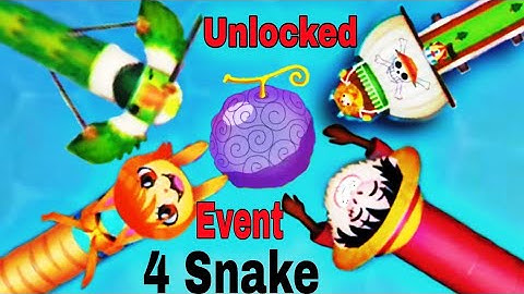 How To Unlocked All 4 Skin Snake Io New Event  Unlocked ALL 4 Snake New Event #SnakeIo