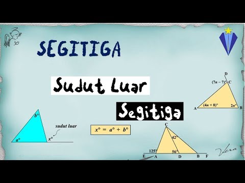 Video: Cara Mencari Sudut Luar Segitiga