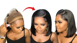 How To Install a Frontal Wig For Beginners\/ Aligrace Hair