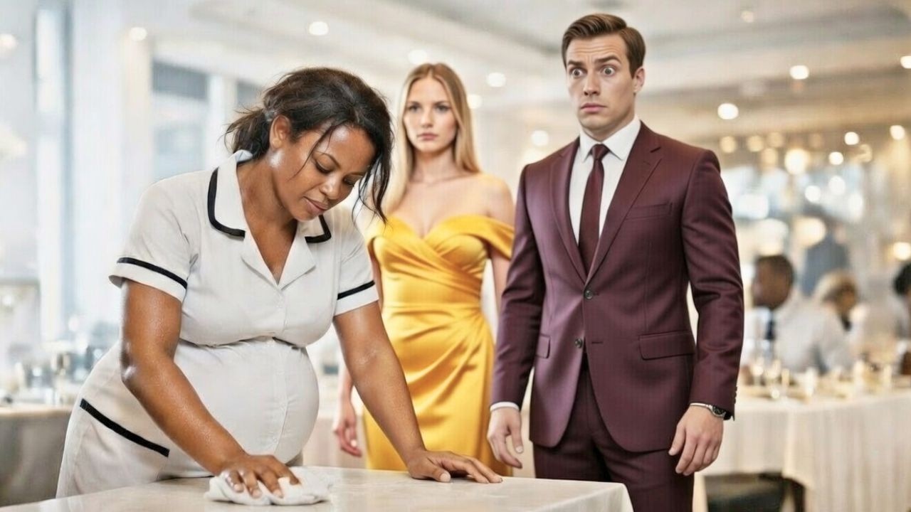 Billionaire Freezes When He Sees His Poor Black Pregnant Ex-Wife Working as a Waitress