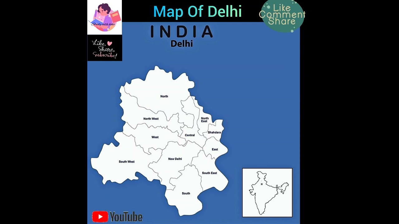 Map of delhi