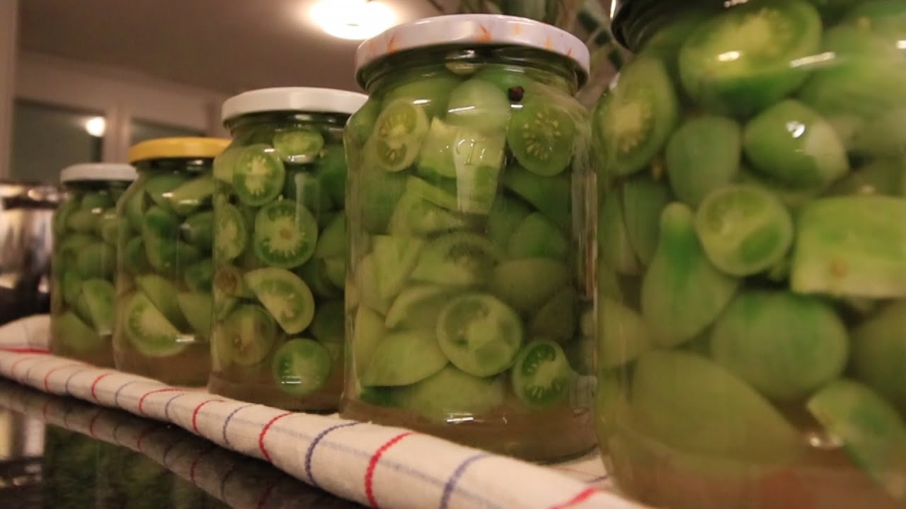 Green Tomato Pickle How To / Pardicsom savanyúság eltevése YouTube