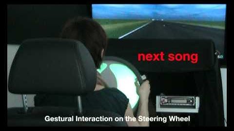 Gestural Interaction on the Steering Wheel - Reducing the Visual Demand