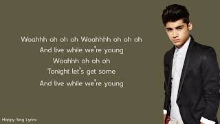 Download lagu LIVE WHILE WE'RE YOUNG - ONE DIRECTION (Lyrics)