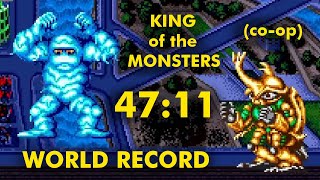[WR] 47:11 King of the Monsters co-op Speedrun (Arcade)