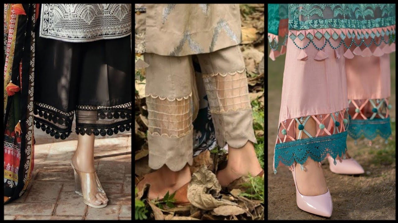 New trendy trouser design 2023 trouser ke naye design Capri Salwar