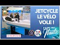 Vlo qui vole sur leau  jetcycle  salon nautique paris 2021