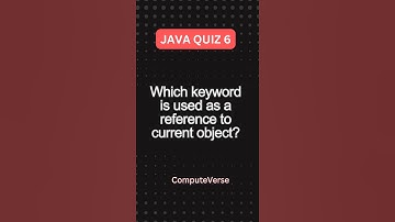 Java Quiz 6..!! #shorts #java #programming
