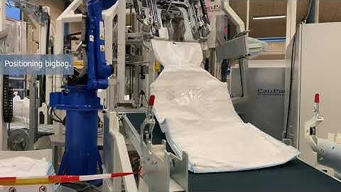 Demonstration of four loop bigbag from pallet