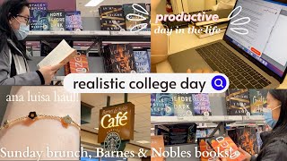Study Vlog Realistic Productive College Day In The Life, Sunday Reset, Book Haulmanga Shopping
