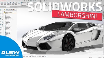 SOLIDWORKS Lamborghini Aventador tutorial