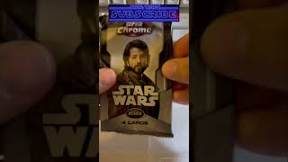 Star Wars Topps Chrome 2023 Cards Pack #108 #starwars #shorts  #starwarscards #new #tradingcards